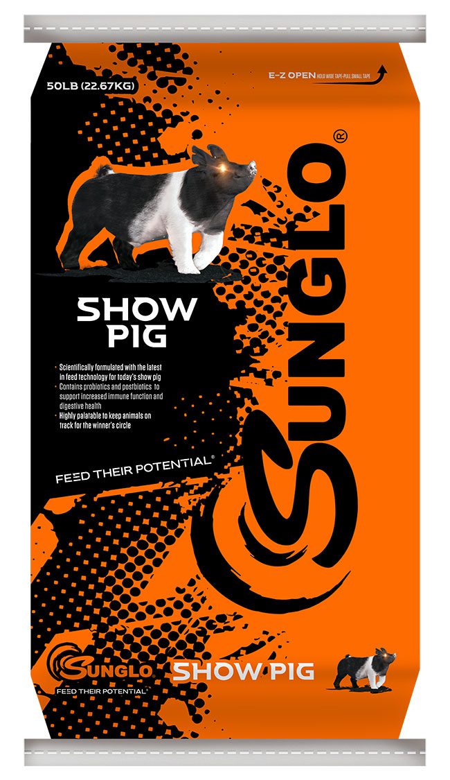 show pig feed